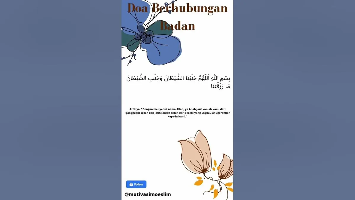 doa berhubungan badan: Apakah Doa Berhubungan Intim Wajib atau Sunnah?