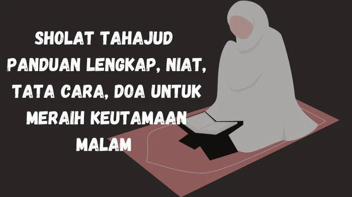 niat sholat tahajud