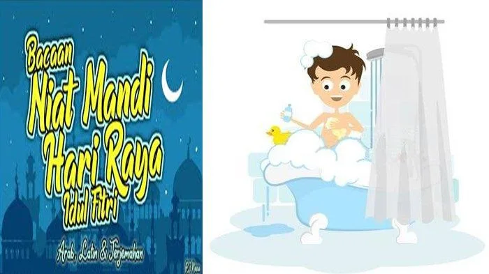 doa mandi hari raya idul fitri