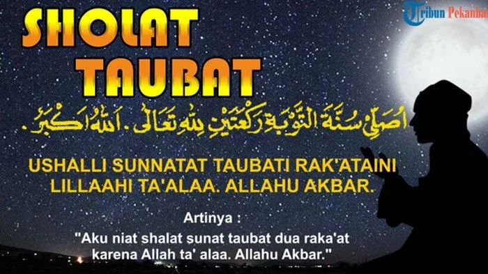 niat mandi taubat