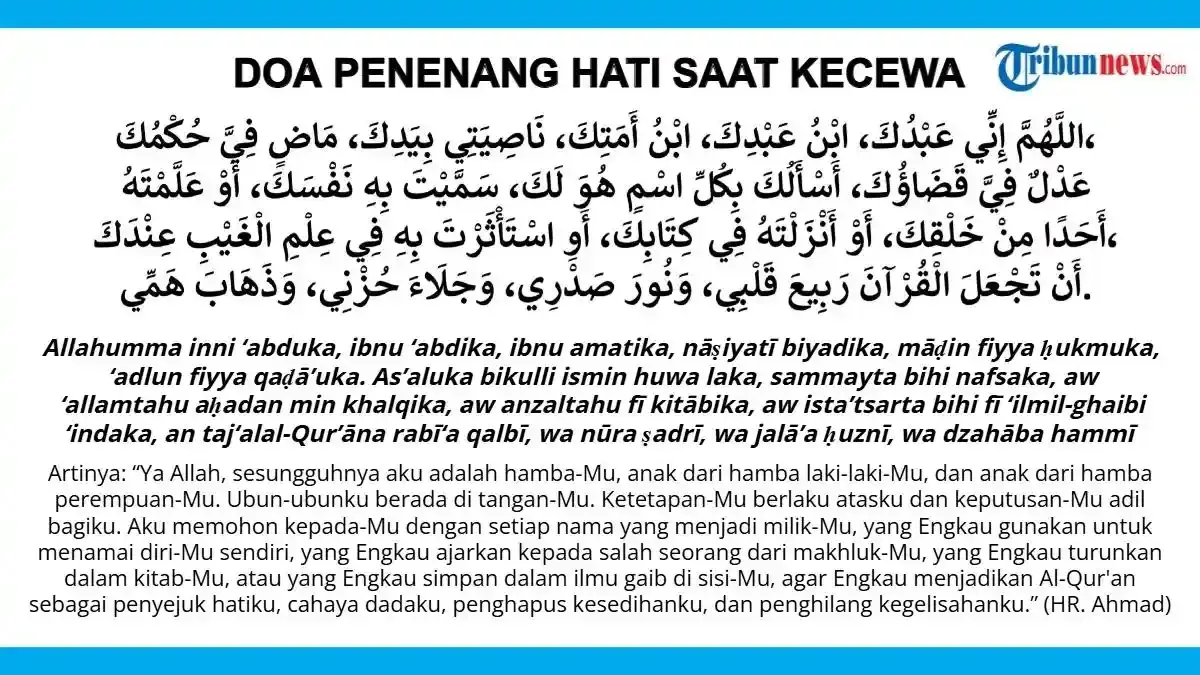 Panduan Praktis Mengamalkan Doa Ketenangan Hati