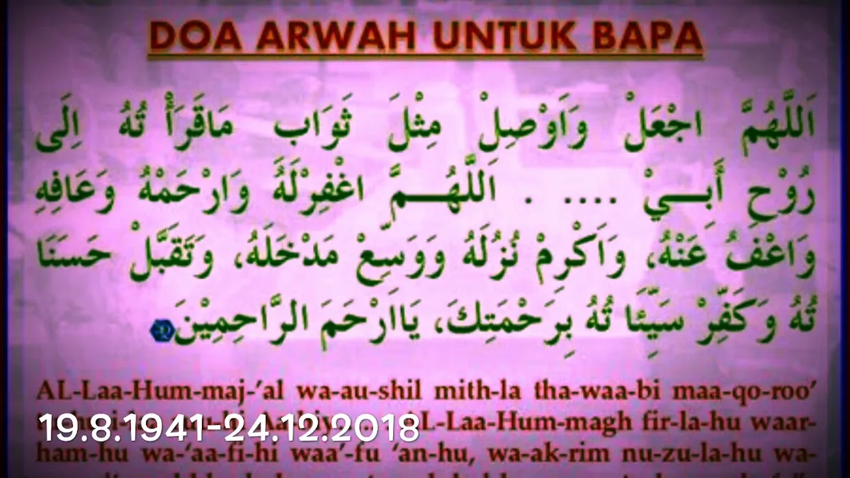doa untuk ayah