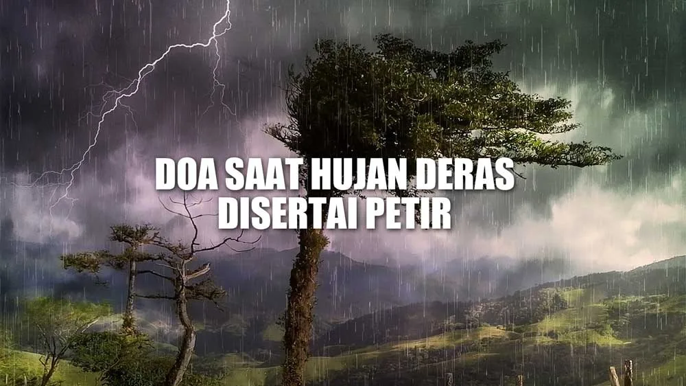 doa hujan deras
