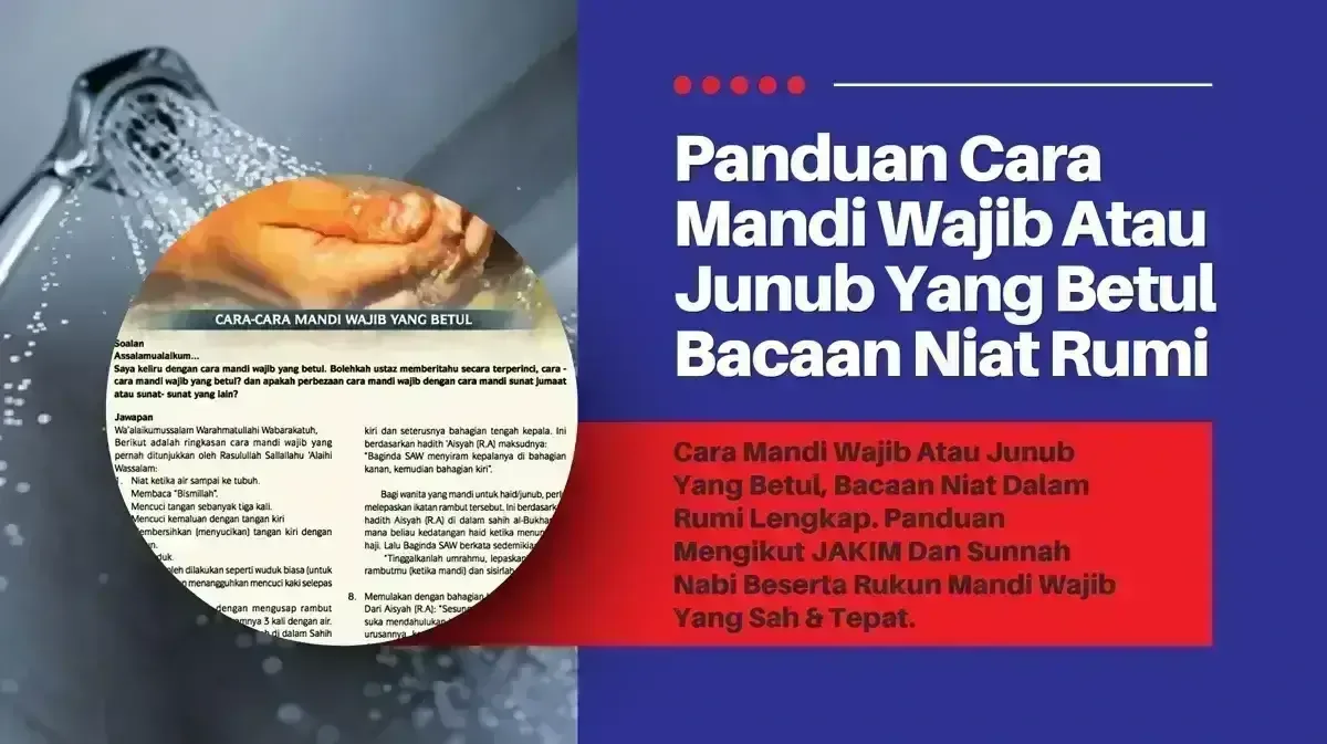 Tips Menghafal Doa Mandi Wajib Wanita tanpa Rasa Terbebani