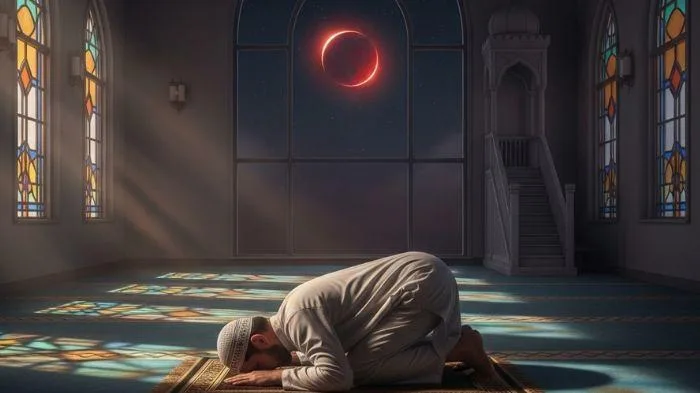 sholat gerhana berjamaah