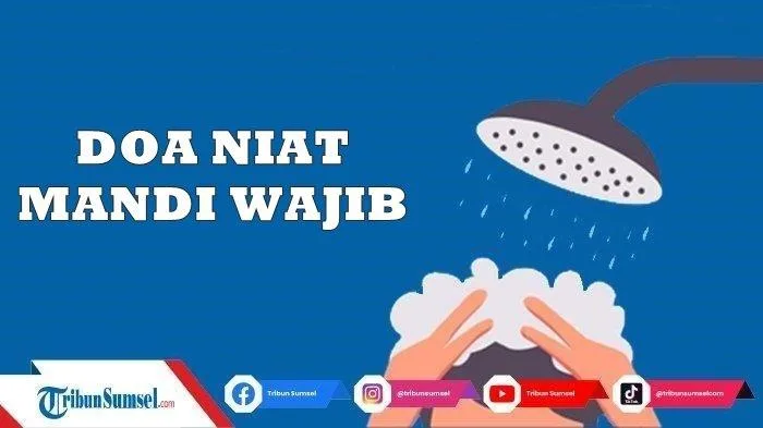 doa mandi wajib wanita