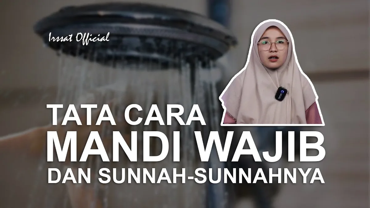urutan mandi wajib