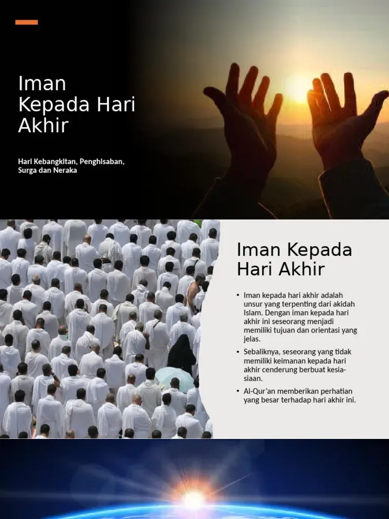 Penegasan Akhir: Menjadikan Iman Kepada Hari Akhir sebagai