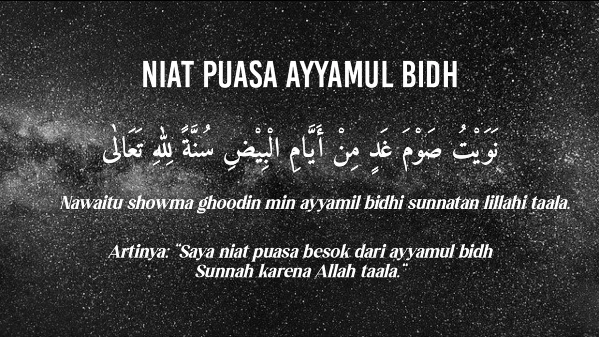 puasa ayyamul bidh muharram: Kesalahan Umum yang Sering Terjadi saat Puasa Ayyamul Bidh