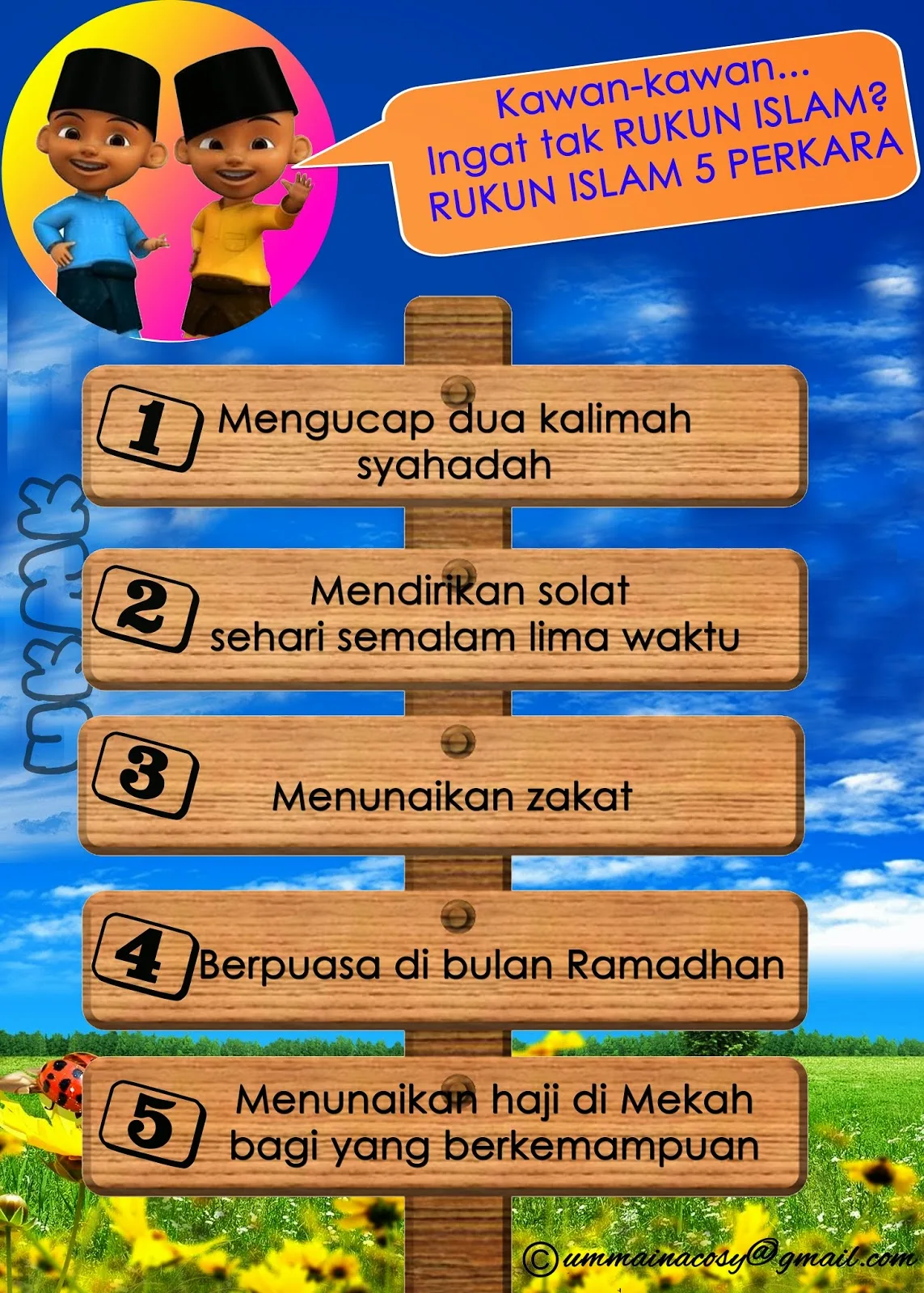 rukun islam dan iman