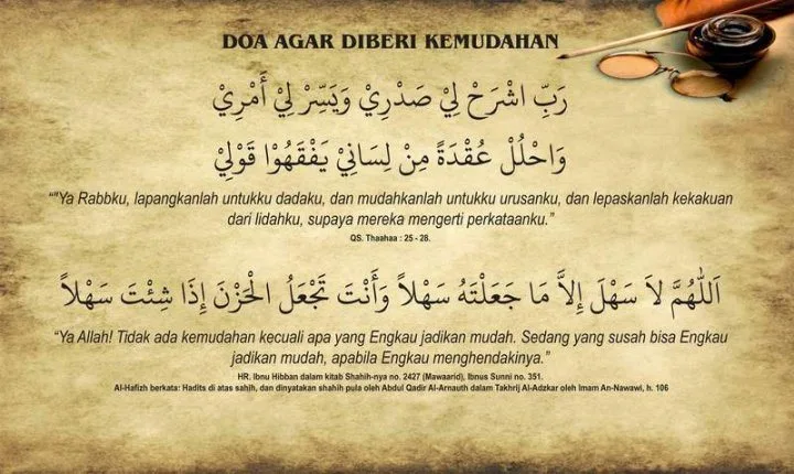 doa diberi kemudahan