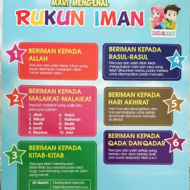 Mengajarkan Rukun Iman Kepada Anak Sejak Dini
