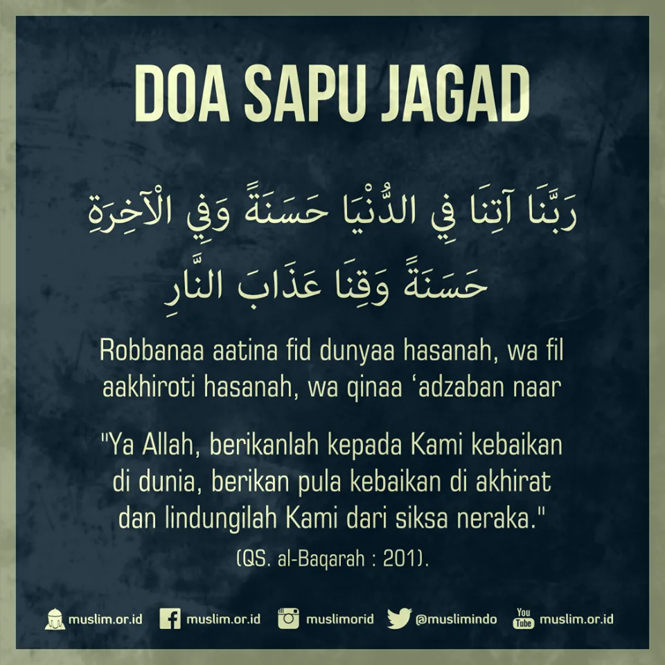 Doa Sapu Jagat Tata Cara dan Adab Membacanya