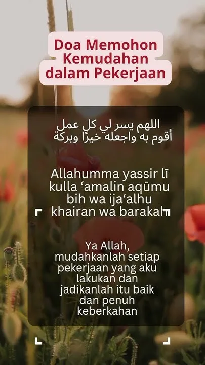 doa meminta kemudahan