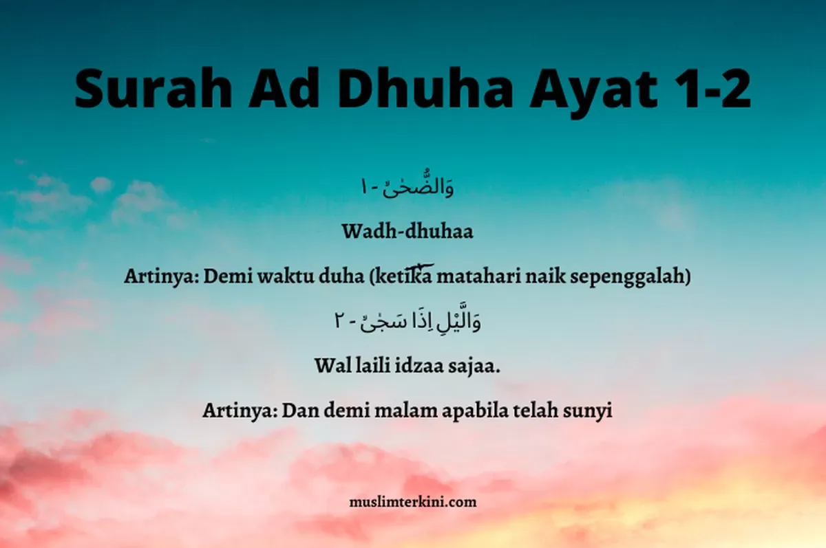 Kandungan dan Tema Utama Surat Ad Dhuha