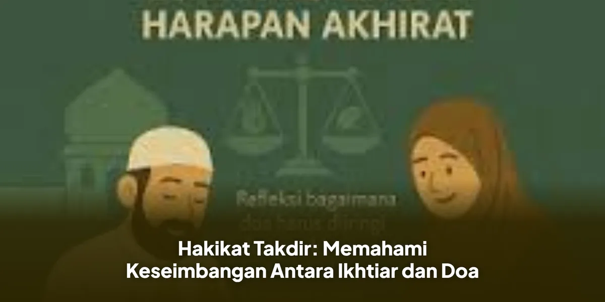 Takdir dan Ikhtiar dalam Perspektif Psikologi Modern