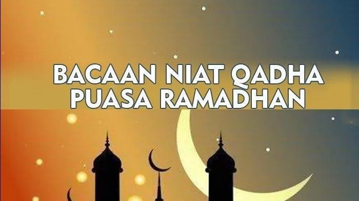 doa niat puasa qadha