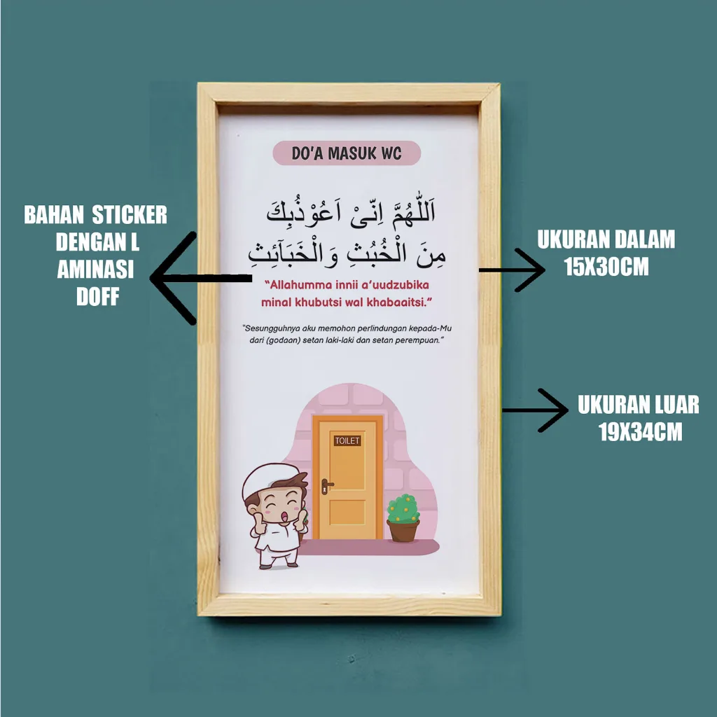 Bacaan Pengganti jika Lupa Doa Masuk WC
