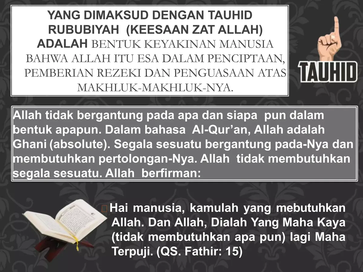 tauhid dalam al quran
