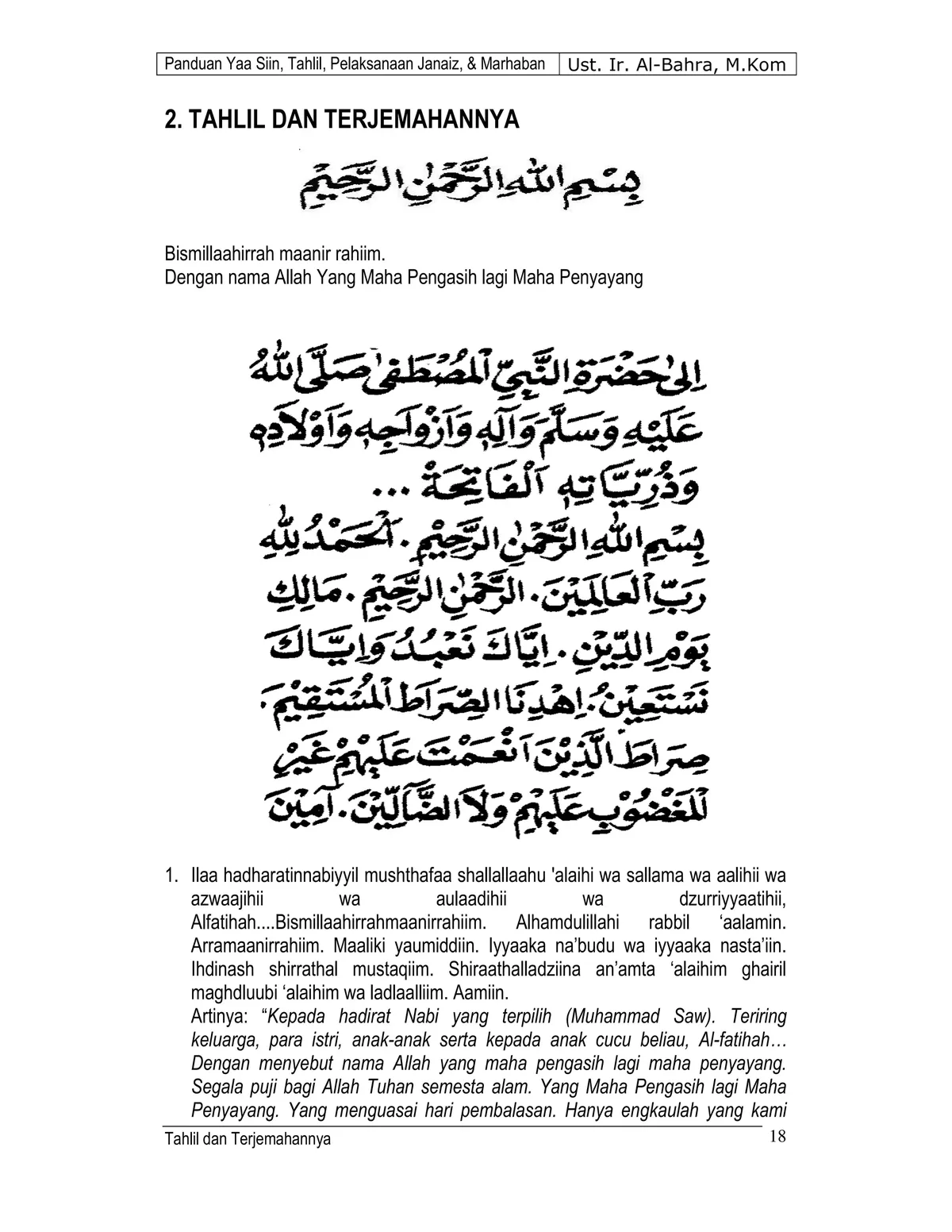 tahlilan