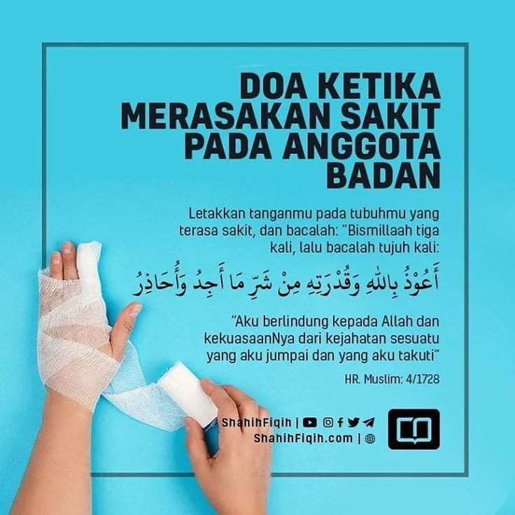 Doa ketika Sakit Lengkap Arab, Latin, dan Artinya