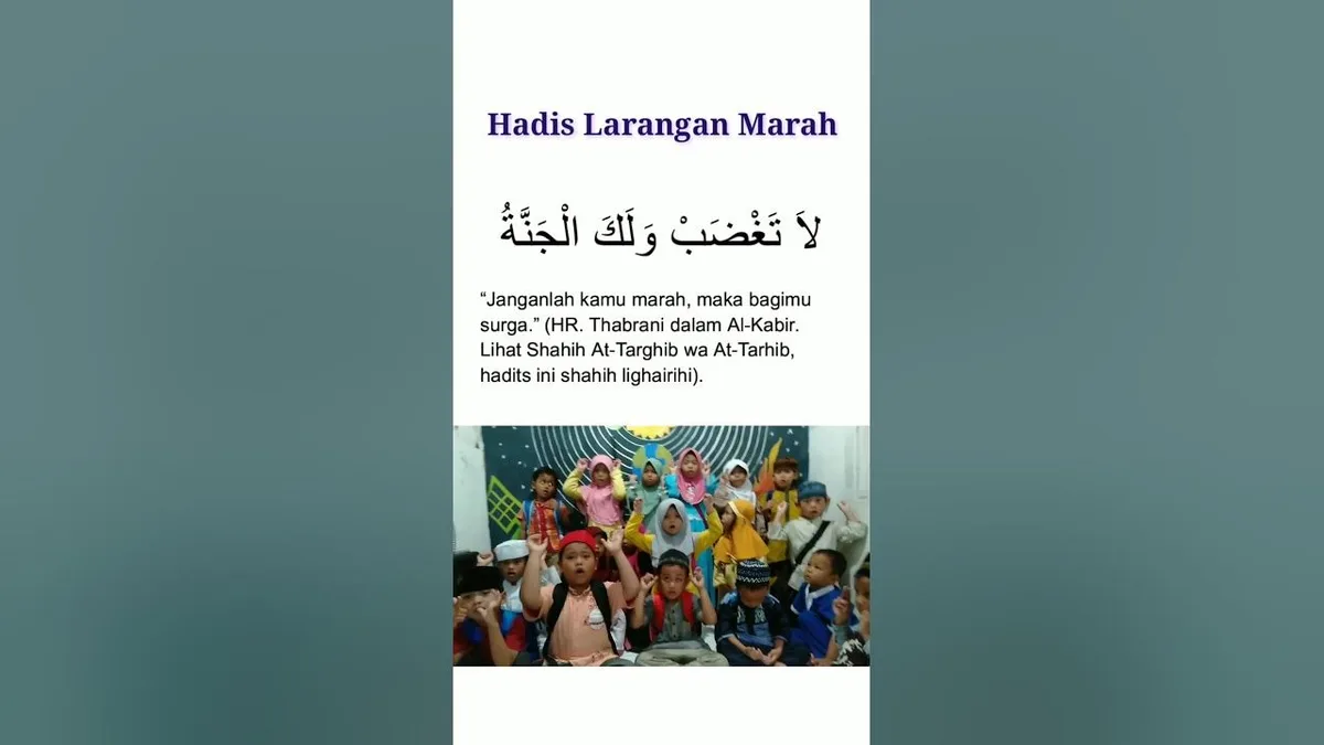 hadits larangan marah: Menutup Pembahasan: Menahan Marah sebagai Investasi Jangka