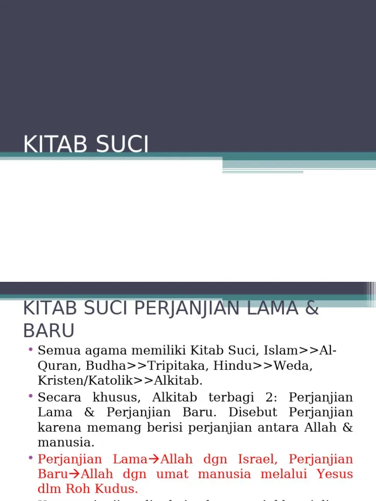 kitab suci