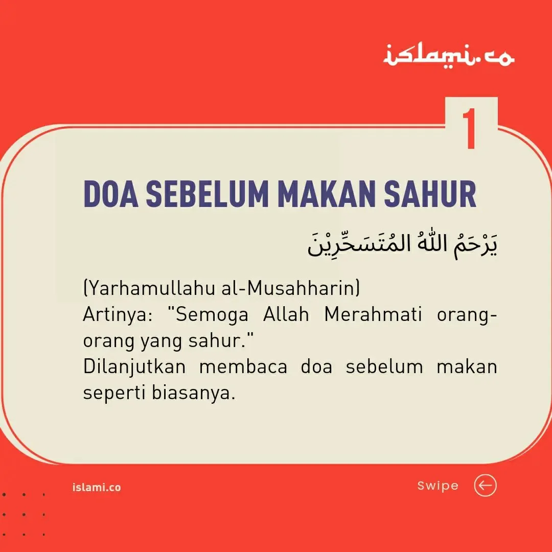 doa sesudah makan