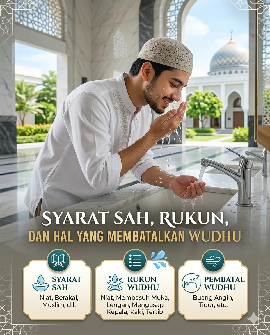 Bagaimana Rukun Wudhu Diajarkan Kepada Anak dan Pemula