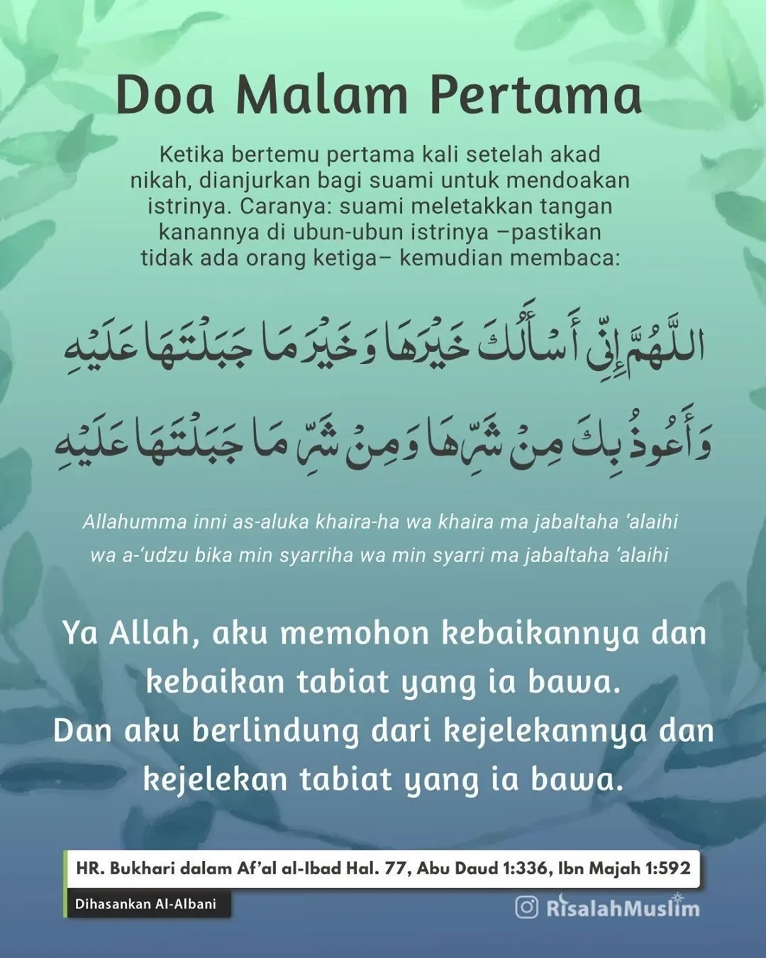 Adab dan Tata Cara Membaca Doa Setelah Akad Nikah
