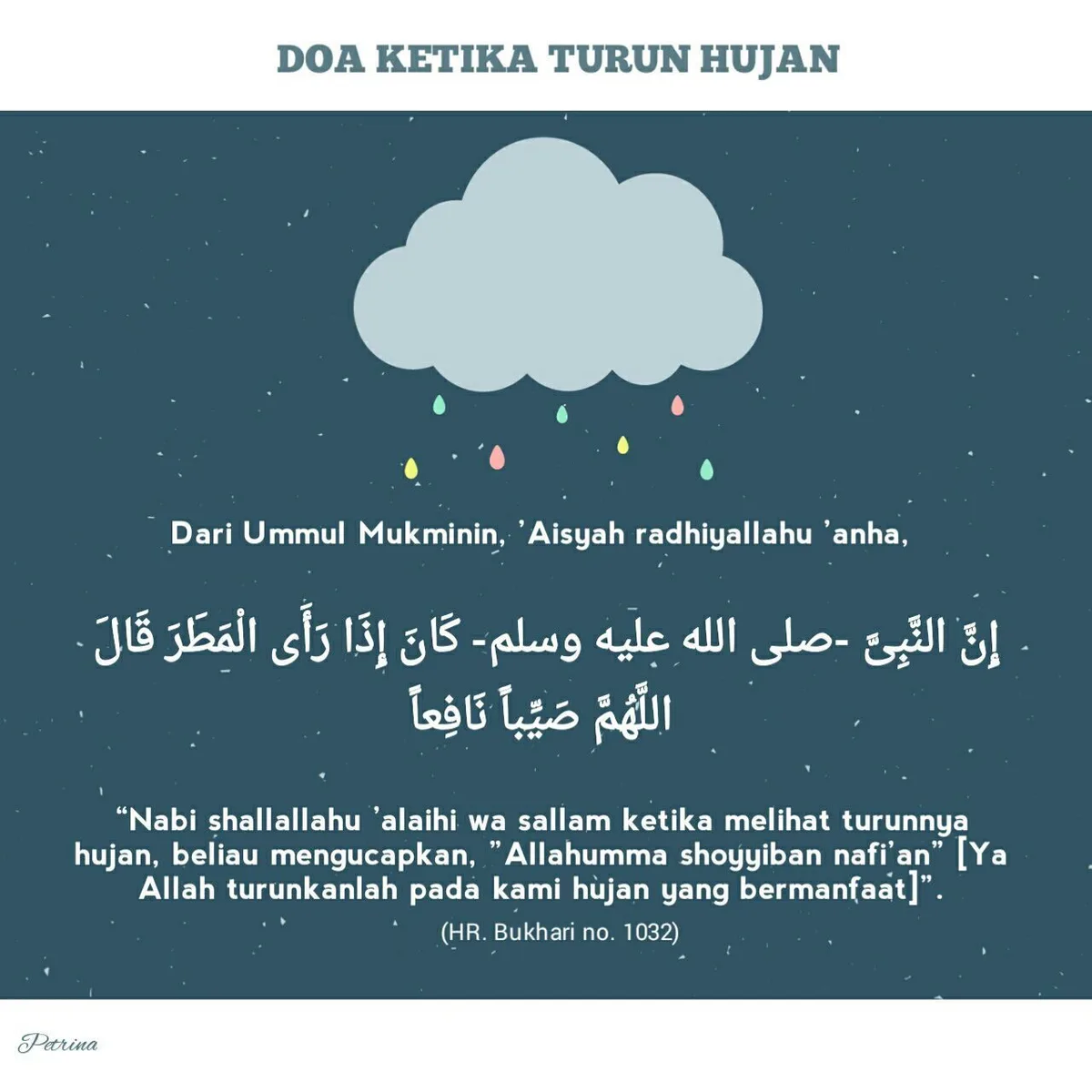 doa ketika hujan
