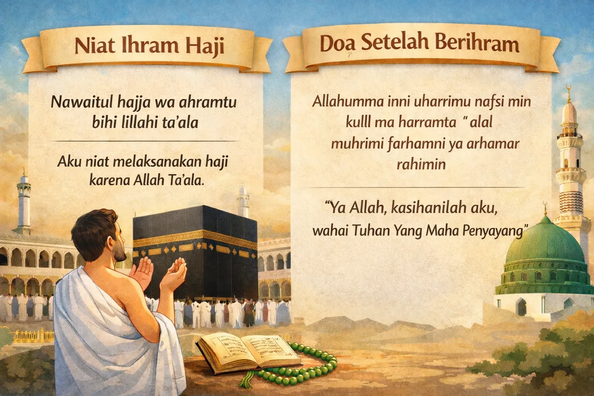 Tata Cara Mengucapkan Niat Haji yang Benar