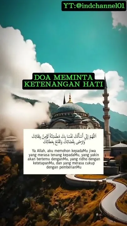 doa memohon ketenangan hati
