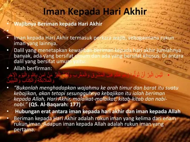 iman kepada hari akhir
