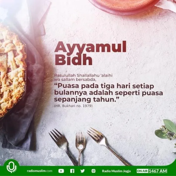 Peran Ayyamul Bidh dan Puasa Senin Kamis dalam Pembentukan
