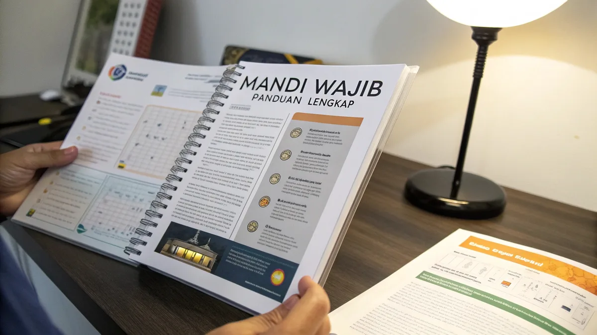 langkah langkah mandi wajib