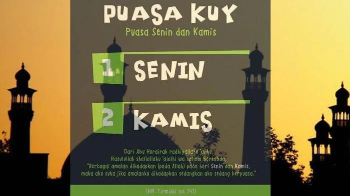 Kesalahan Umum dalam Menjalankan Puasa Senin Kamis dan Cara