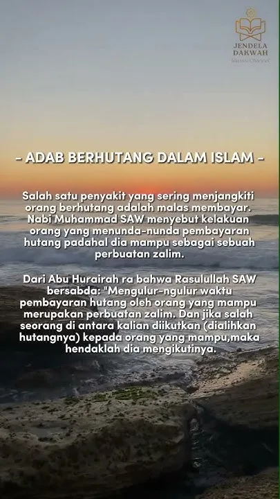 Membangun Kebiasaan Adab Berhutang dalam Keluarga