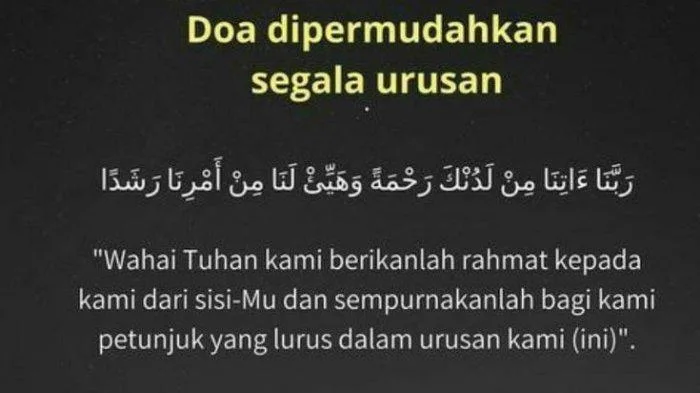 doa diberi kemudahan