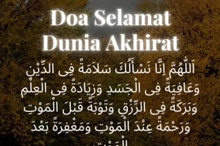 doa selamat