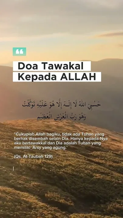 tawakal kepada allah: Doa Kepada Allah sebagai Perekat Antara Usaha dan Penyerahan