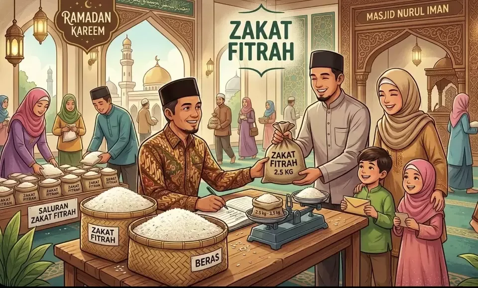 doa zakat fitrah - Adab dan Tata Cara Menunaikan Zakat Fitrah yang Benar
