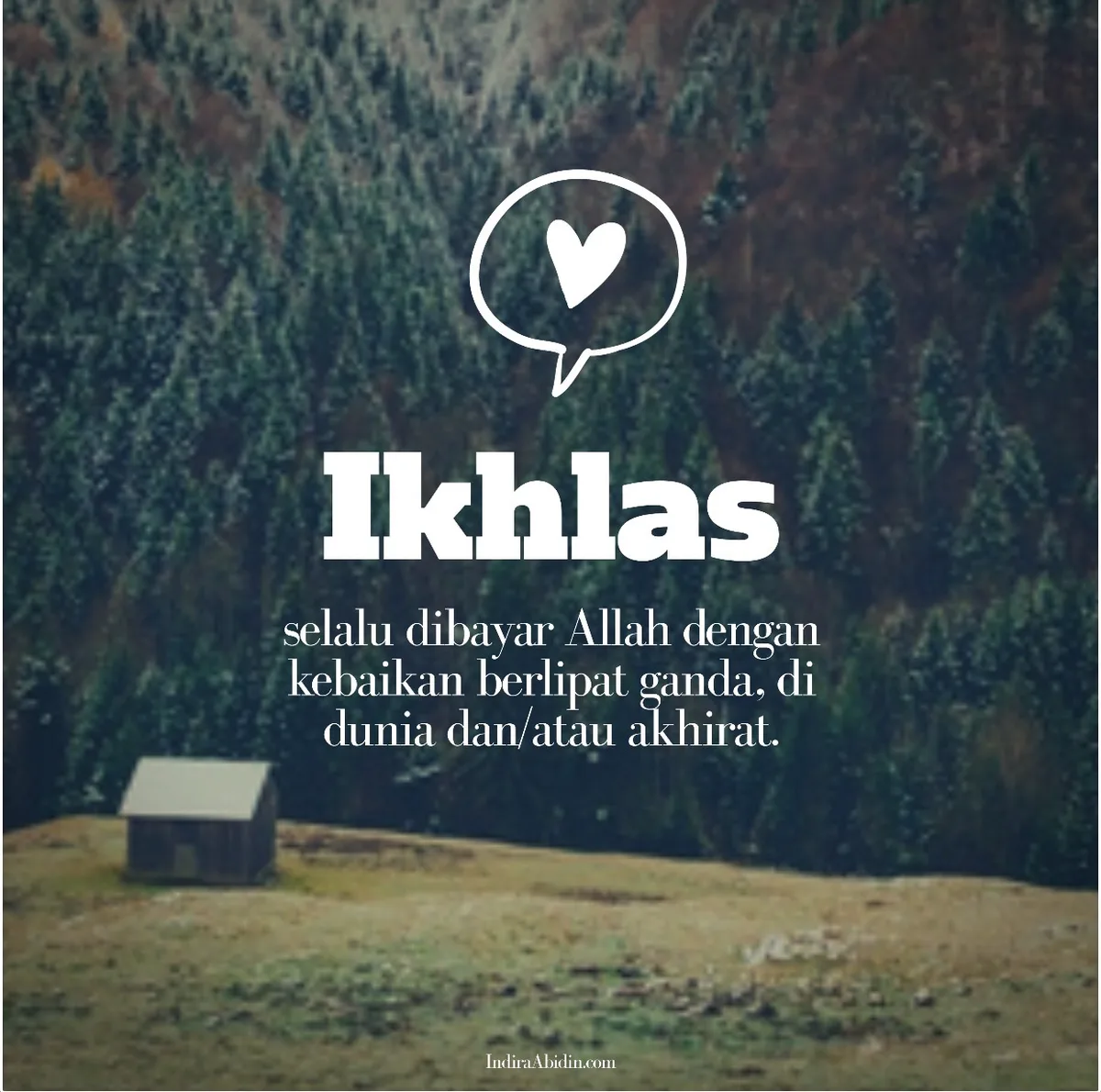 sifat ikhlas
