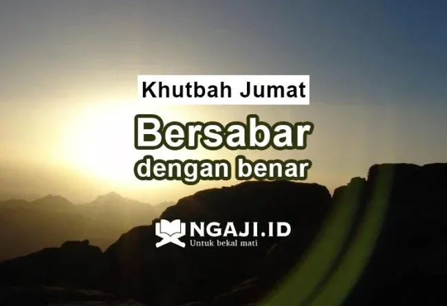 Dalil-Dalil Utama untuk Khutbah tentang Sabar