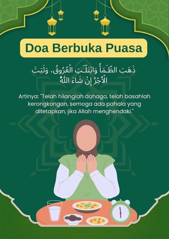 doa buka puasa bersama: Baca Doa Puasa sebelum dan sesudah Berbuka: Urutan Praktis