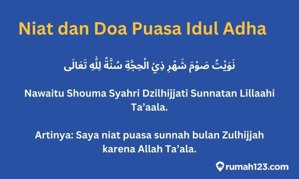 doa niat puasa ganti