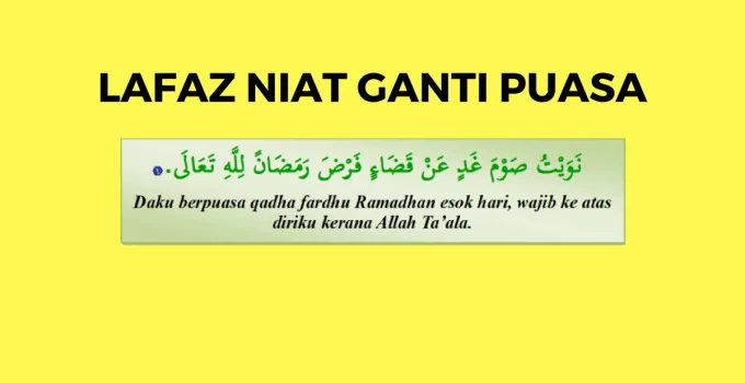 Tanya Jawab Seputar Doa Niat Puasa Ganti