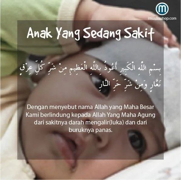 Doa untuk Anak Sakit Lengkap Arab, Latin, dan Artinya