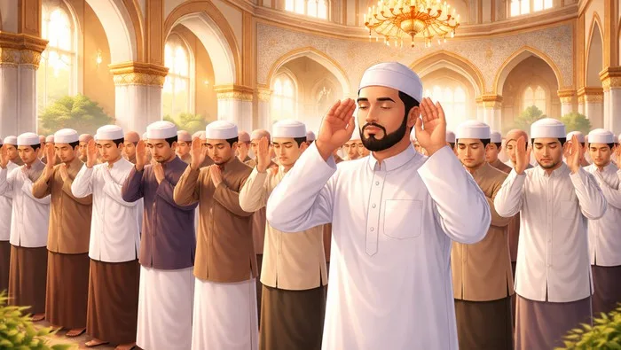 cara sholat idul fitri