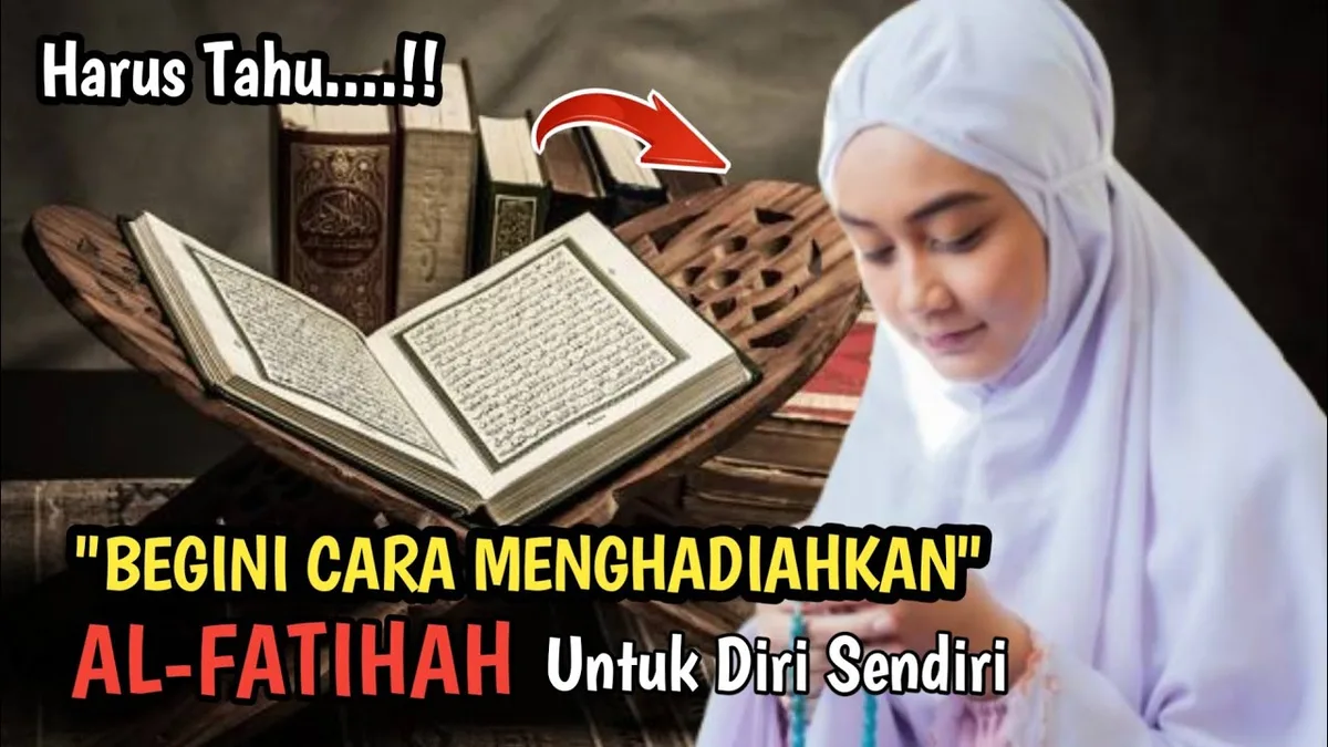 al fatihah untuk diri sendiri